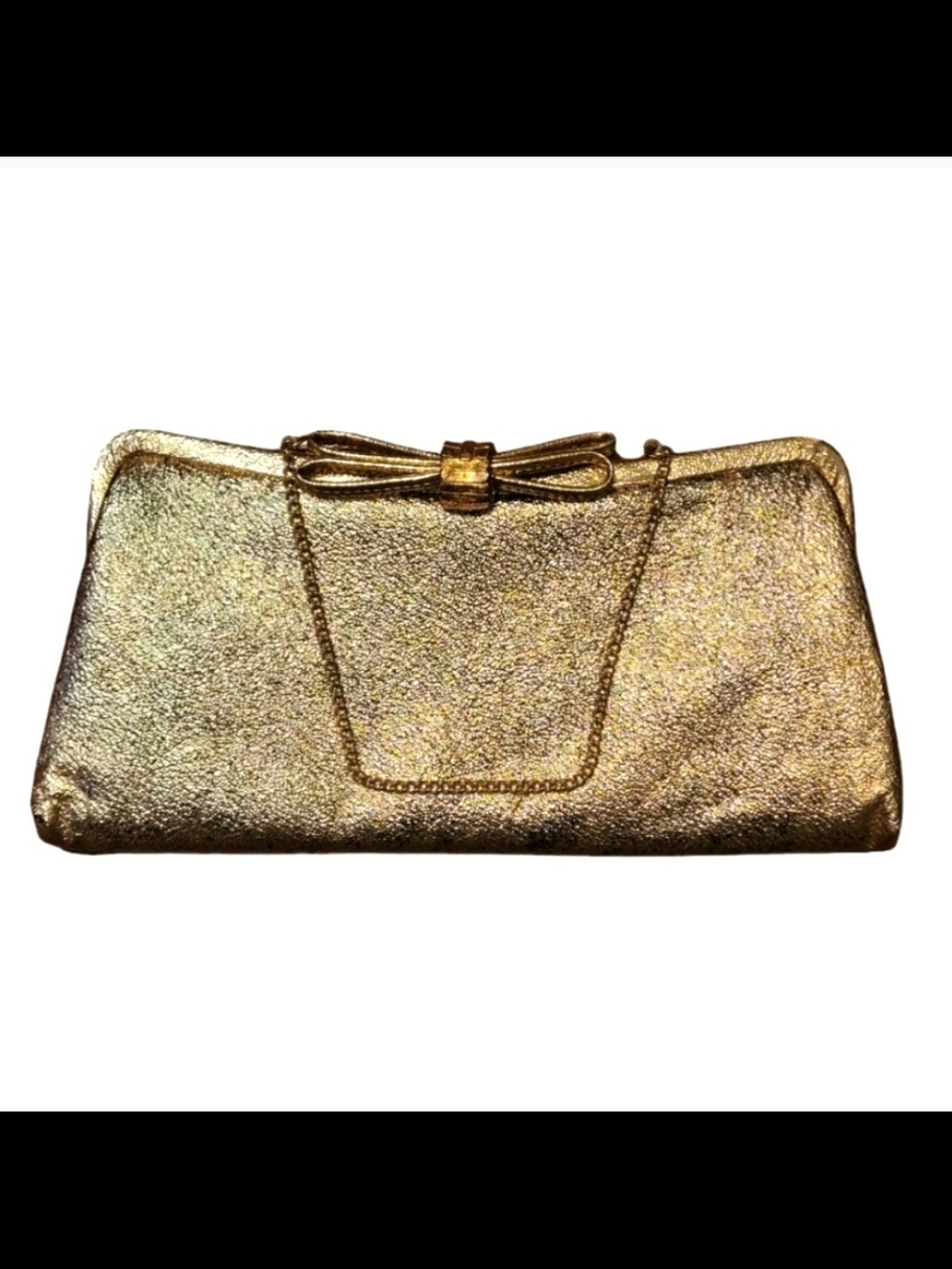 Vintage Metallic Clutch